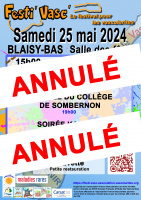 ANNULÉ - Festi'Vasc' 25 mai Blaisy-Bas