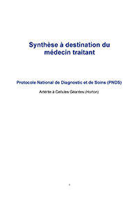 synthèse PNDS medecin traitant ACG horton