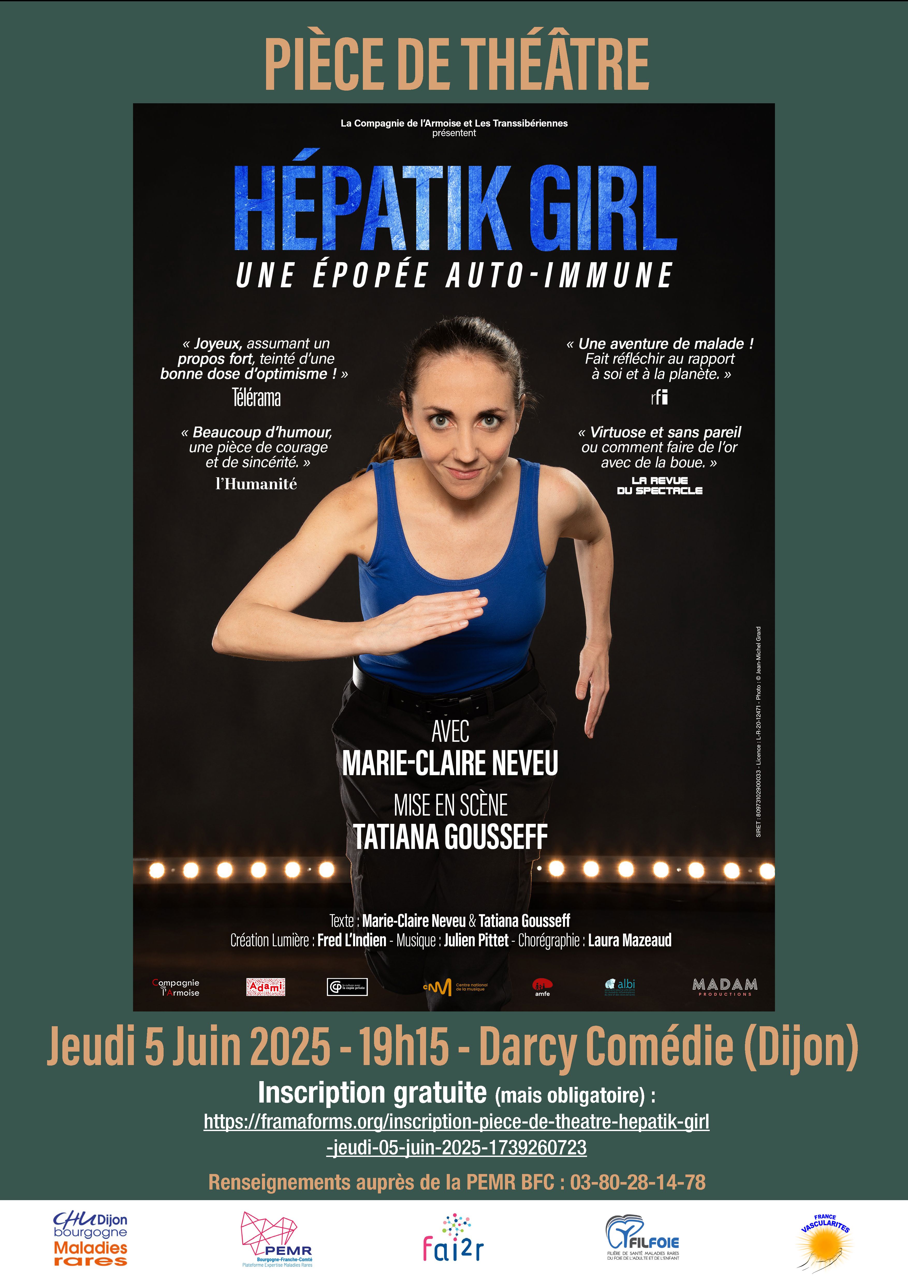 Affiche Hépatik Girl Dijon