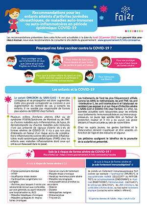 Recommandations Enfants COVID19