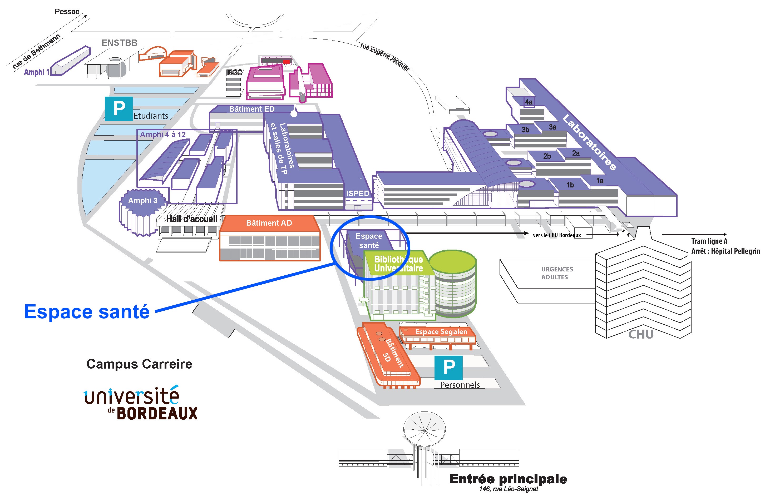 Université Bordeaux espace sante